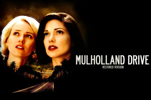 Poster de la película 'Mulholland Drive' con Naomi Watts y Laura Harring