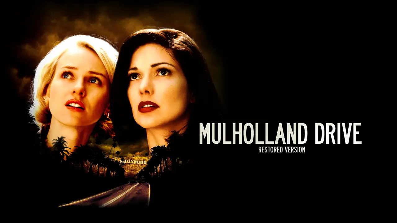 Poster de la película 'Mulholland Drive' con Naomi Watts y Laura Harring